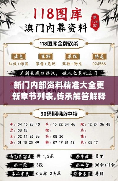 新门内部资料精准大全最新章节免费046期 10-23-36-38-43-46M：27,新门内部资料精准大全最新章节免费第046期详解，揭秘神秘之门背后的秘密